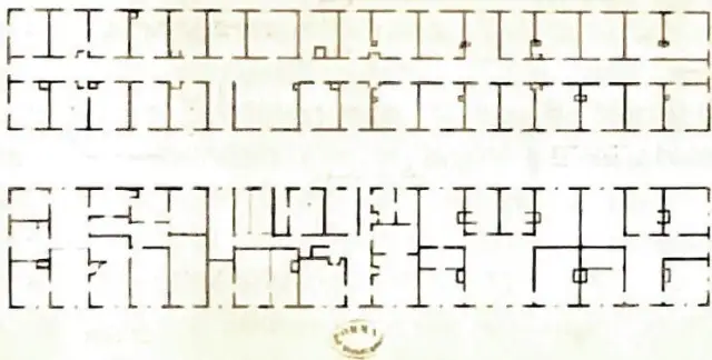 Fig. 2: Ground plans of 1869, building survey by E. Schuster